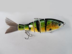 Six Section 6 Inch Bristle Tail Shad Lure