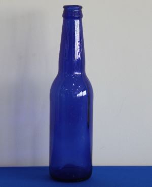 300ML Blue Beer Glass Bottle
