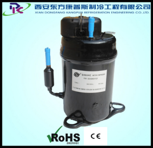 100V/50Hz/60Hz Vertical Hermetic Rotary R134a AC Fixed-frequency Small Refrigeration Compressor (dehumidifier, window air conditioner, high back pressure compressor)