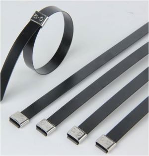 Stainless Steel PVC Coated Cable Ties-wing Lock Type