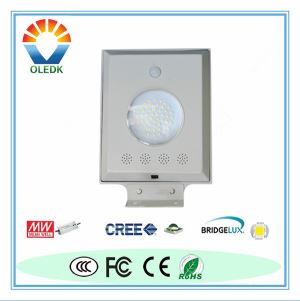 All In One Integrated Solar LED Street Light Fixtures CE ROHS