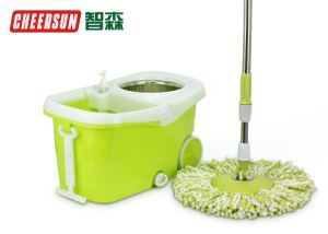 With Big Wheels Spin Mop