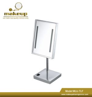 MUJ-TLF Free Standing Mirror, Hot Selling square shaped lighted makeup mirror