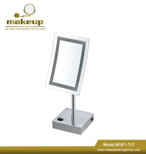 MUK1-TLF Fog Free Mirror, Hot Selling square shaped lighted makeup mirror