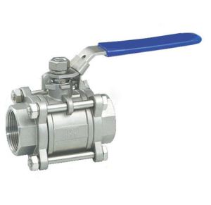 3PC Ball Valve internal and external thread flange connection made in China wholesale with lock