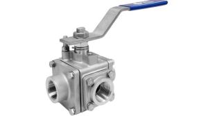 Multi Bore Ball Valve stainless steel 3,4&5  full port high plate female and male thread best price