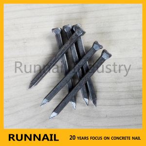 Black Square Concrete Steel Nails, Black Surface, Sharp Point, Boat Nail, Or Zinc Plated, Free Samples Provided
