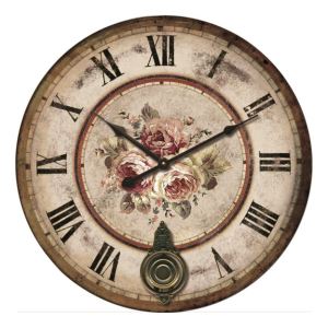 60cm Large Vintage Wooden Pendulum Kitchen Wall Clocks Price