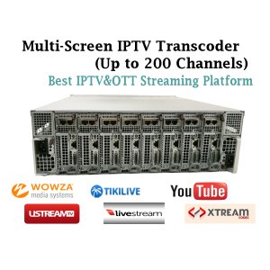 200CH Multiscreen IPTV Transcoder