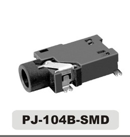 2.5mm 3 Pole SMT 6 Pin Audio Jack