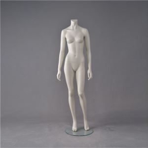 Grey Color Headless Standing Woman Mannequin Store