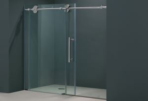 Shower Sliding Doors Frameless Glass For Bath