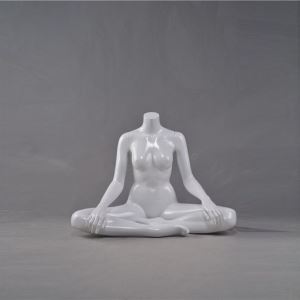 Fiberglass Headless Yoga Female Mannequin