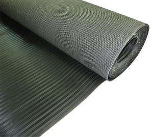 Wide Ribbed Rubber Mat