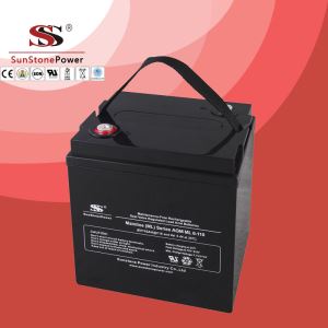 6V 110Ah ML AGM Rechargeable Maintenance Free Type Deep Cycle Solar UPS Storage Battery