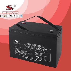 6V 160Ah ML AGM Rechargeable Maintenance Free Type Deep Cycle Solar UPS Storage Battery