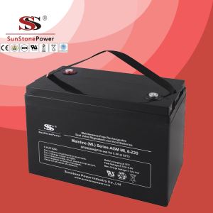 6V 220Ah ML AGM Rechargeable Maintenance Free Type Deep Cycle Solar UPS Storage Battery