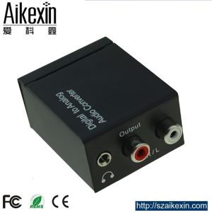 Optical To Rca R/l 3.5mm Audio Converter