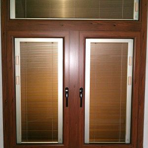 Heat Insulated Energy Preservation Anodized Commercial Type Aluminium Swing Window