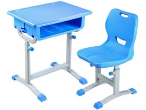 Mordern Plastic School Desk And Chair Set