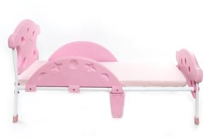 Child Lovely Pink Removable Plastic Bed