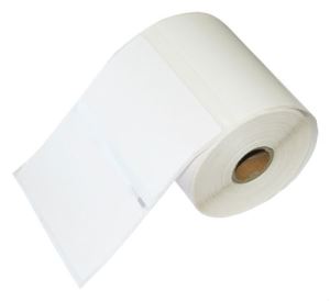 Custom Size White Blank Thermal Paper Roll Label For Inkjet Printer