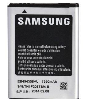 Original OEM Battery For Samsung Galaxy ACE S5830 S5660 GT-5360 EB494358VU 1350mAh 3.7V