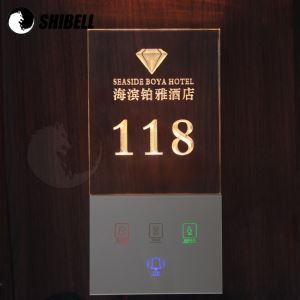 Five-in-One Hotel Electronic Liquid Crystal Light-Emitting Doorplate