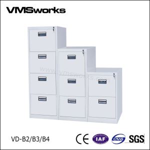 Black Handle 2/3/4 Drawer Office Storage Vertical Horizontal Filing Cabinet System