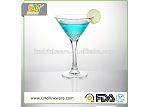 Party Reusable Large Acrylic 240ml Martini Glasses