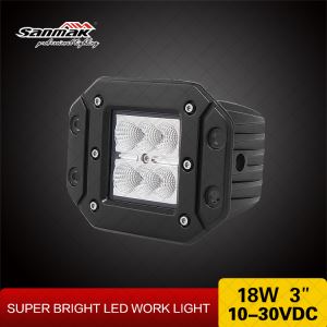Square Sealed Beam 3" 18W 4x4 LED Driving Lights Automotive with 12V Work