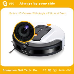 Camera robot cleaner smartphone controlled home security built-in camera robot cleaner