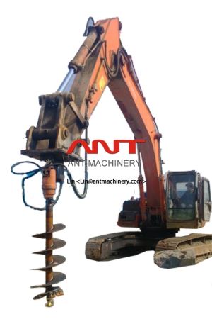Rotary Cutting Earth Auger for Excavator 15 - 22 Tons