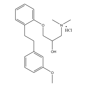 1- (Dimethylamino) -3-[2-[2- (3-methoxyphenyl) Ethyl]Phenoxy]-2-Propanol Hydrochloride CAS 135261-74-4