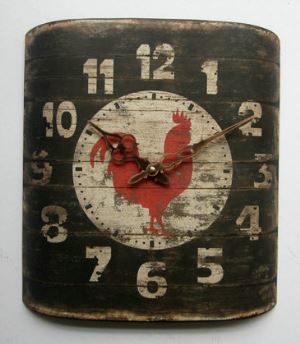 Small Black Decorative Antique Kitchen Wall Clocks for Sale