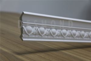 Polyurethane Materials Carving Cornice Mouldings Crown Moulding for ceiling and wall
