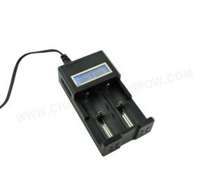 2 Slots Smart Charger With LCD Applied To Ni-MH Battery, Ni-CD Battery And Li Battery