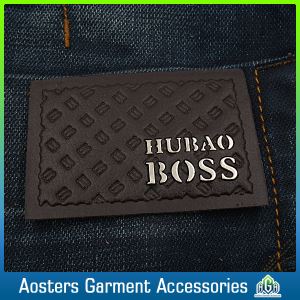 Custom High Quality Embossed Leather Tags for Jeans