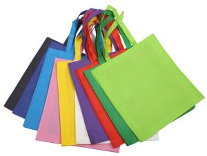 Nonwoven shopping bags, various sizes and materials are available 