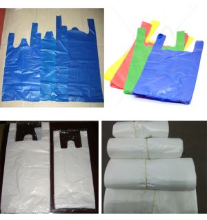 Packaging Plastic T-Shirt Bag with Heavy Duty