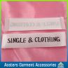 High Quality Satin Printed Label Washing Instructions for Textile