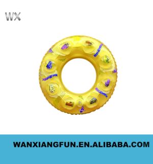High Quality Colorful Non-phthalate Eco-friendly Regular Shape PVC Inflatable Swimming Rings For Children