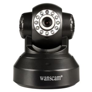 Wanscam HW0024 Wireless HD 720P Dual Audio P2P Plug AND Play Pan Tilt Security Network Indoor IP Camera IR Night Vision