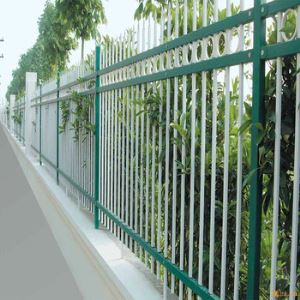 Cheap Popular Galvanized Steel Fence Design
