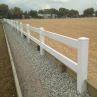 New Type Hot Sale 2 Rail White PVC Plastic Horse Fencing