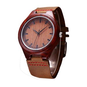 Hot Selling Fashion Natural Red Sandalwood Watch