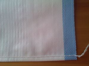 Single Stiched Blue Line New Polypropylene Blue Flour Bag