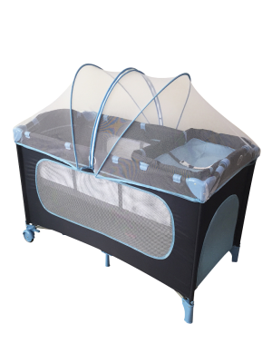 Baby Playpen Baby Travel Bed with Luxury Mosquito Net