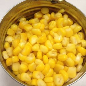 Can of Cream Style Corn Kernel Organic Baby Corn