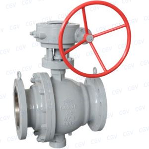 Anti-static Structure Cast Steel Floating Reduced Port ENP Coating Ball Valve by Lever Locking Device